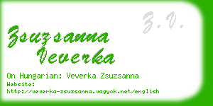 zsuzsanna veverka business card